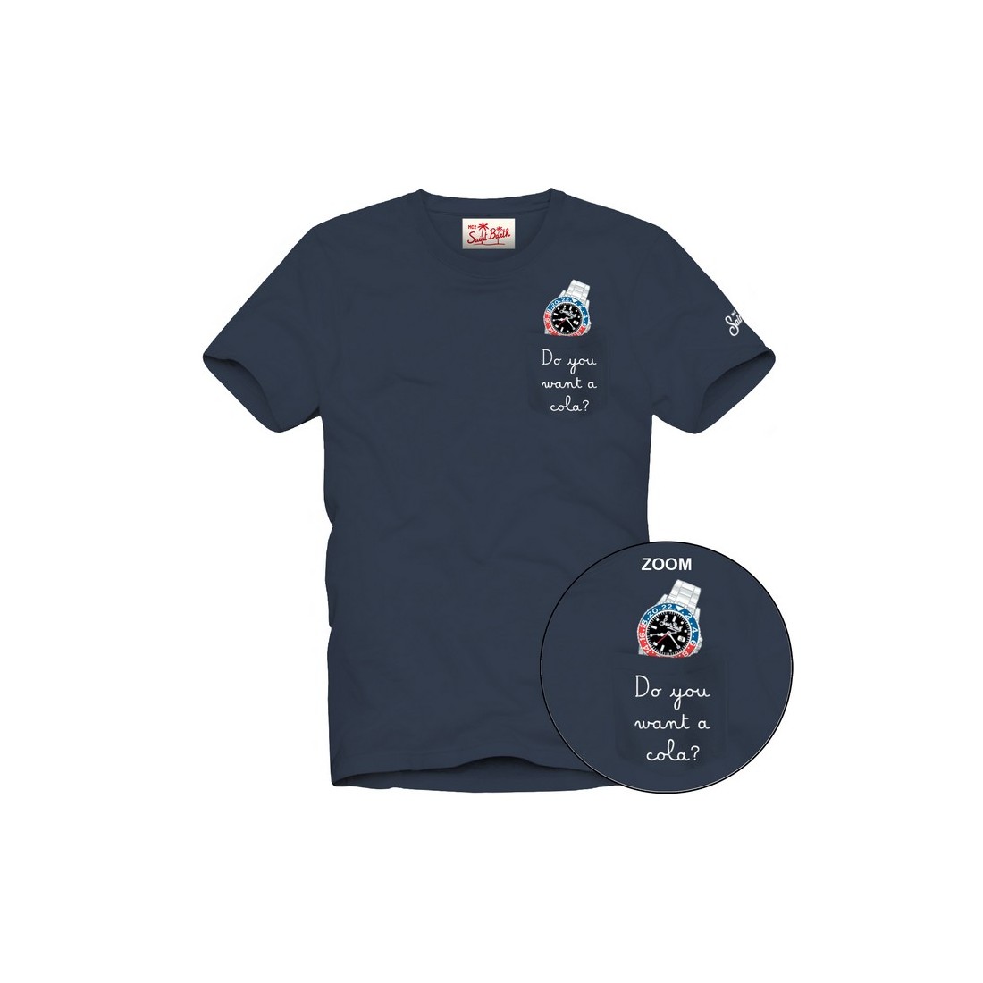 AUSTIN T-SHIRT STAR WANT A WATCH MC2 SAINT BARTH AUS0001 02529H
