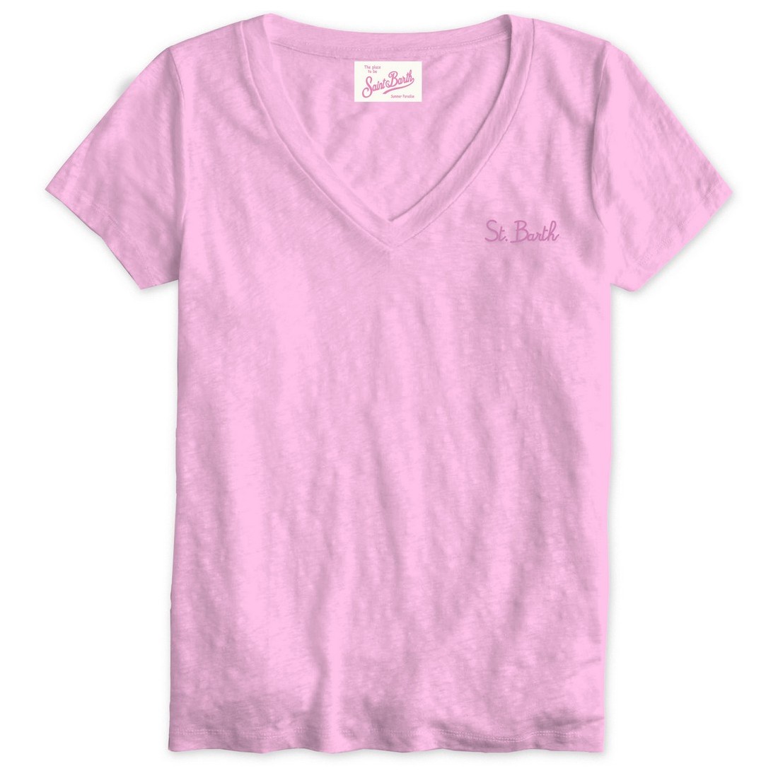 ELOISE V-NECK T-SHIRT 23 MC2 SAINT BARTH ELOI001 00033H