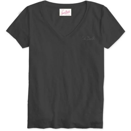 ELOISE V-NECK T-SHIRT 00 MC2 SAINT BARTH ELOI001 00107H