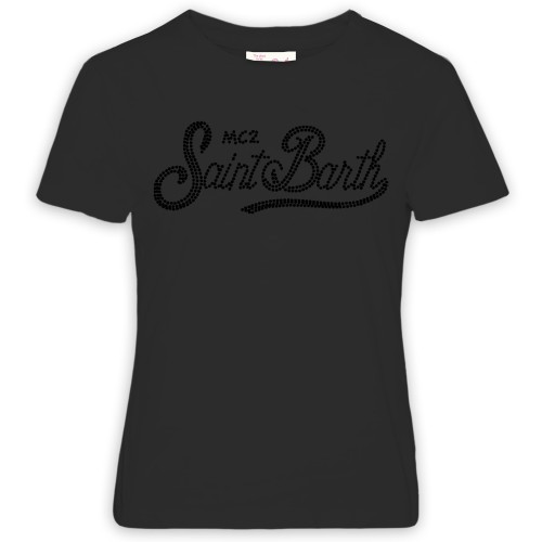 EMILIE T-SHIRT STRASS MC2 SAINT BARTH EMI0001 03343H