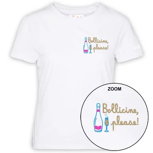 EMILIE T-SHIRT BOLLICINE PLEASE MC2 SAINT BARTH EMI0001 05996H