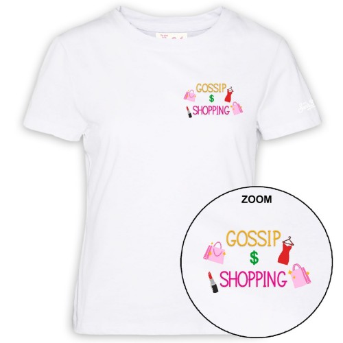 EMILIE T-SHIRT GOSSIP SHOPPING MC2 SAINT BARTH EMI0001 06016H