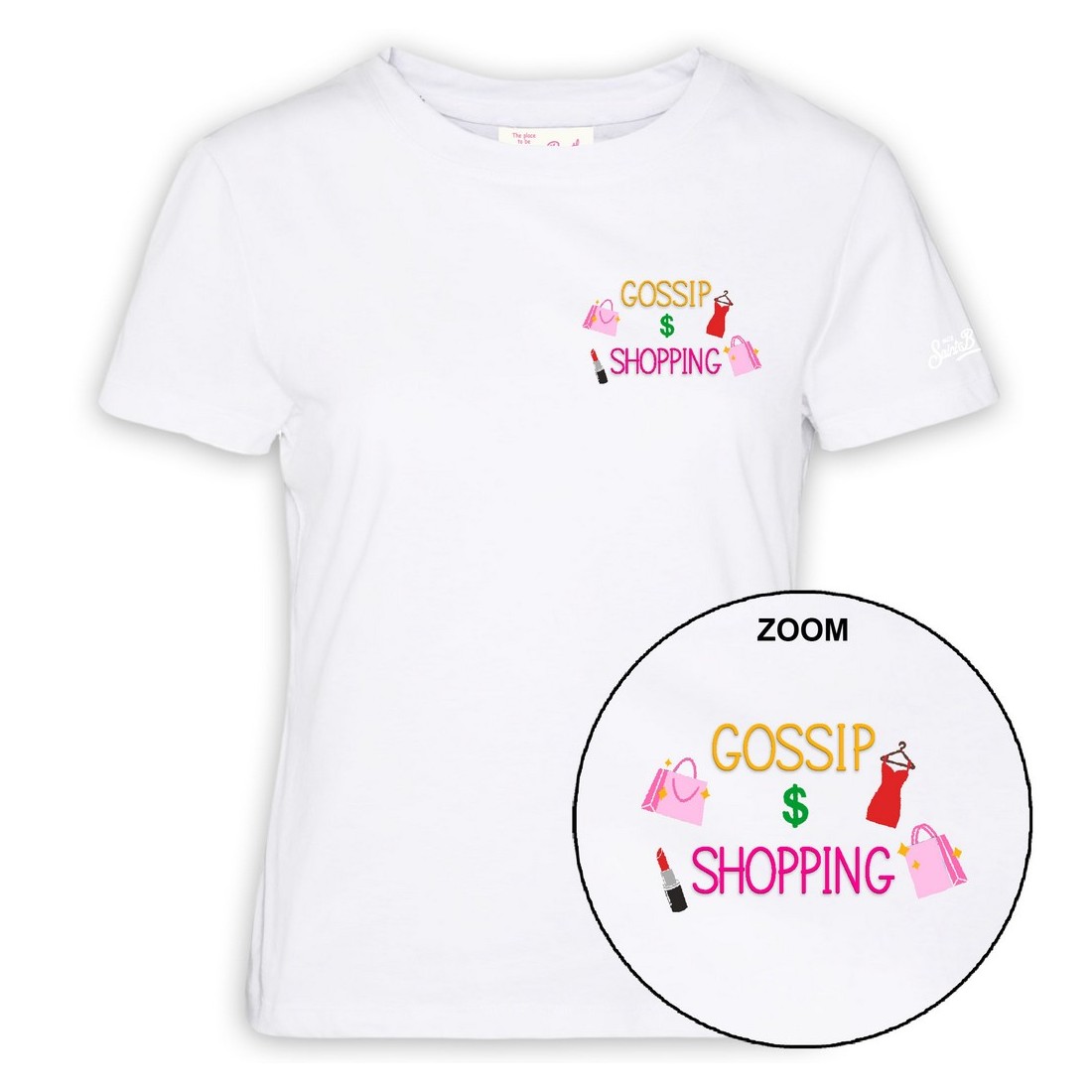 EMILIE T-SHIRT GOSSIP SHOPPING MC2 SAINT BARTH EMI0001 06016H