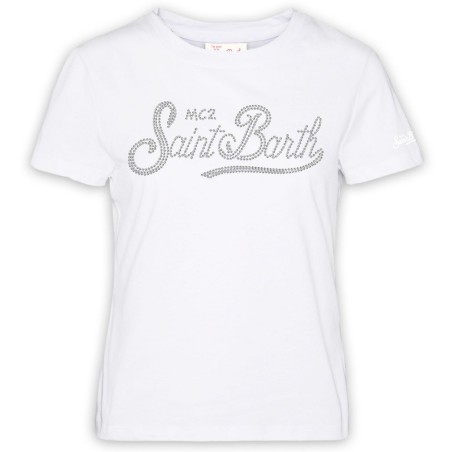 EMILIE T-SHIRT STRASS MC2 SAINT BARTH EMI0001 06278H