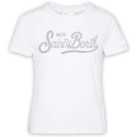 EMILIE T-SHIRT STRASS MC2 SAINT BARTH EMI0001 06278H