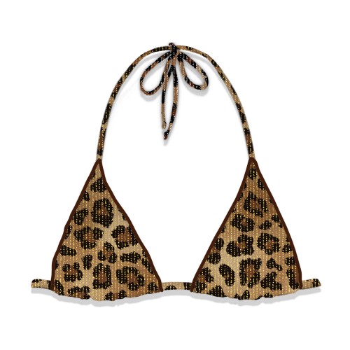 LEAH TRIANGLE BIKINI LUREX  CLASSIC LEO 11 MC2 SAINT BARTH LEH0009 01433H