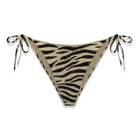 LEAH TRIANGLE BIKINI LUREX  ZEBRA MC2 SAINT BARTH LEH0009 01444H