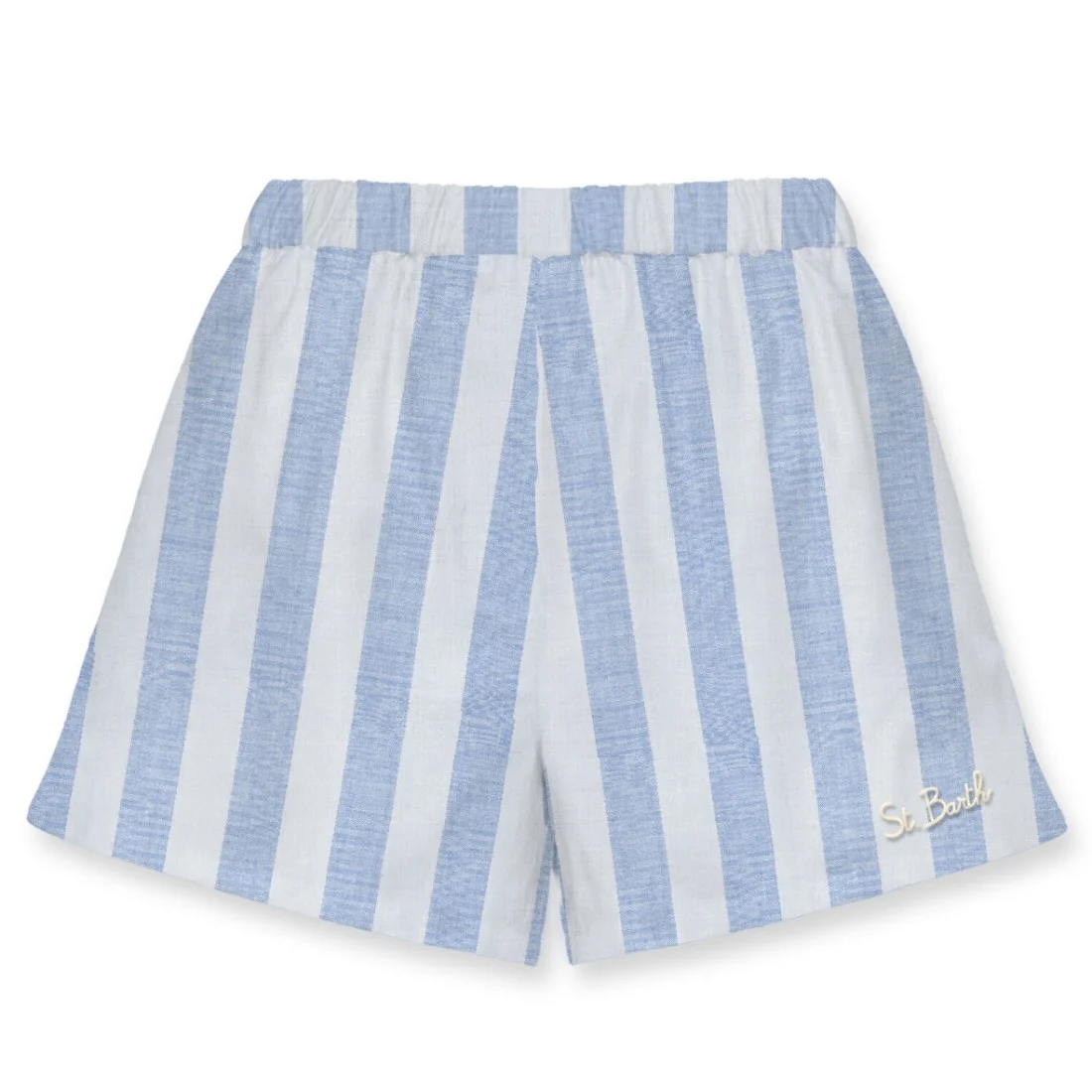 MEAVE SHORTS LINEN STRIPES POP V3110 MC2 SAINT BARTH MEA002 05741H