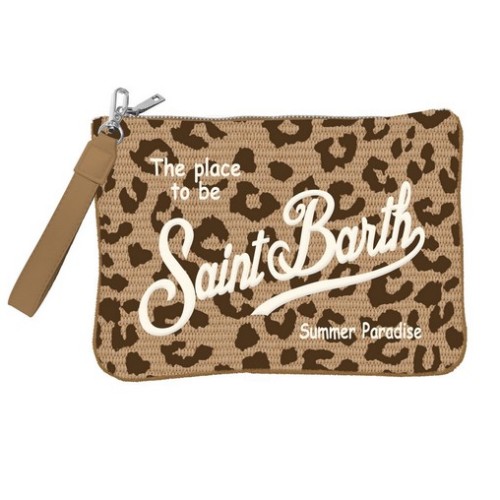 PARISIENNE STRAW LEOPARD 18 MC2 SAINT BARTH PAR0021 00176H