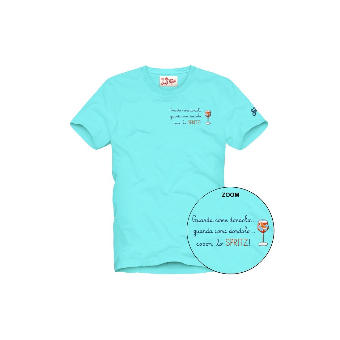 PORTOFINO T-SHIRT DONDOLO SPRITZ MC2 SAINT BARTH POT0001 05266H