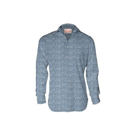 SIKELIA SHIRT INDIGO CROSS 10 MC2 SAINT BARTH SIK0001 05072H