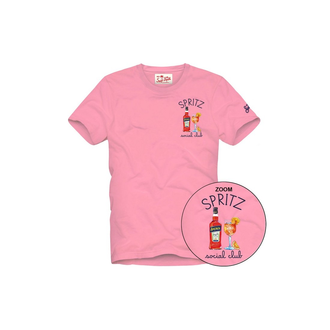 T-SHIRT SOCIAL SPRITZ 23 MC2 SAINT BARTH TSHM001 02293H