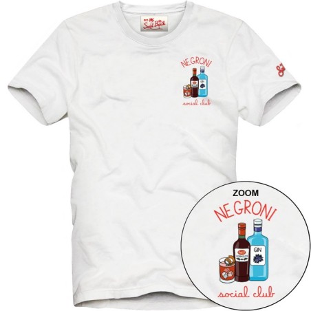 T-SHIRT SOCIAL NEGRONI MC2 SAINT BARTH TSHM001 02488H