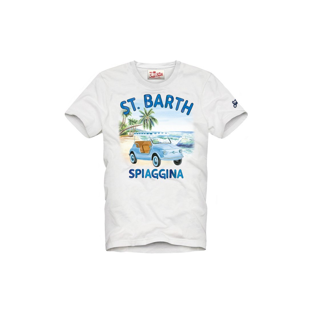 T-SHIRT ST.BARTH SPIAGGINA MC2 SAINT BARTH TSHM001 02648H