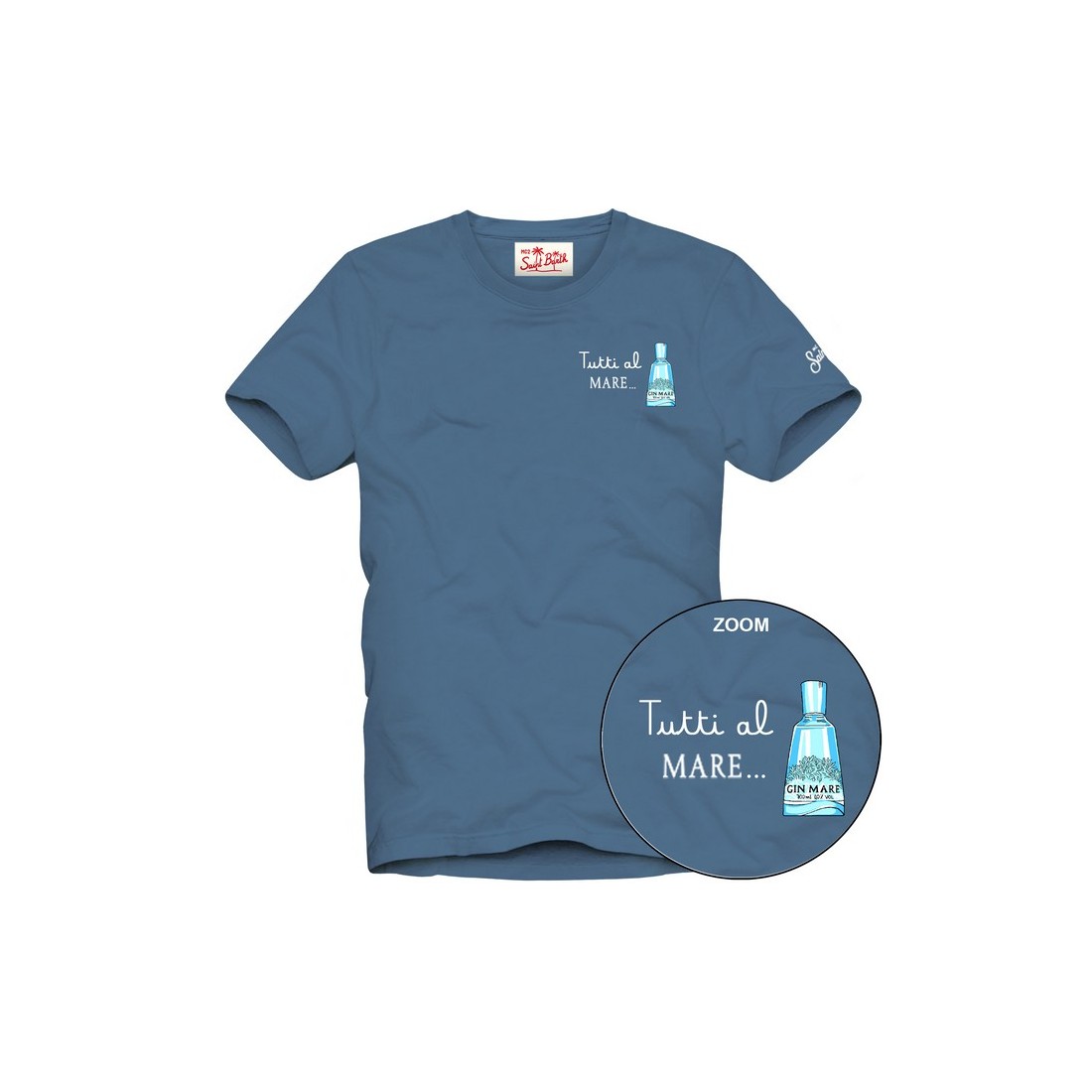 T-SHIRT GIN TUTTI 33 MC2 SAINT BARTH TSHM001 05441H