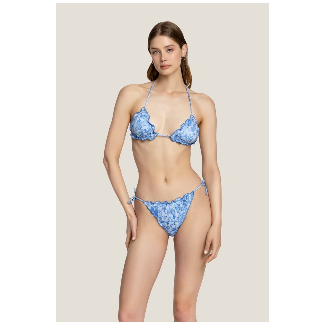 TRIANGOLO ANTIBES 4GIVENESS WBWBK4862 AZZURRO