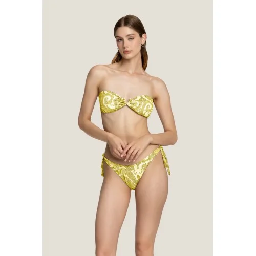 FASCIA SLIP FIOCCHI TRIANG.LACCETTI 4GIVENESS WBWBK4974 GIALLO