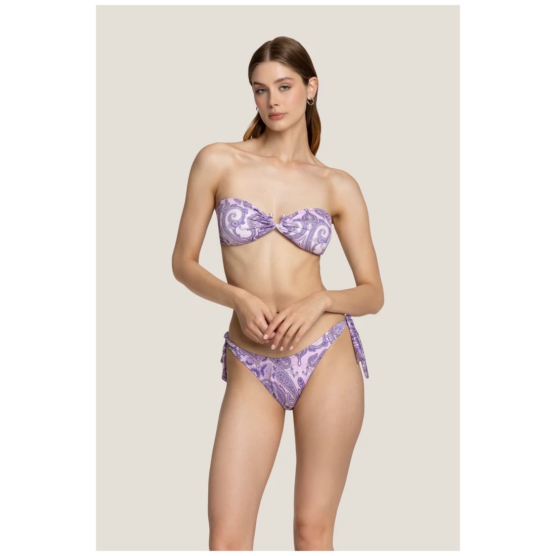 FASCIA SLIP FIOCCHI TRIANG.LACCETTI 4GIVENESS WBWBK4974 LILLA