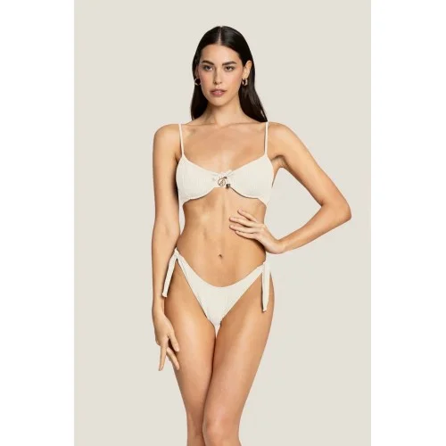 BALCONCINO E SLIP FIOCCHI 4GIVENESS WBWBK5235 OFFWHITE