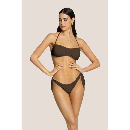 FASCIA CON SLIP MARYLIN RIBS COLOUR 4GIVENESS WBWBK5240 TERRA
