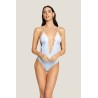 COSTUME INTERO BALZA VERTICAL LINES 4GIVENESS WBWIN5119 AZZURRO