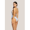 COSTUME INTERO BALZA VERTICAL LINES 4GIVENESS WBWIN5119 AZZURRO