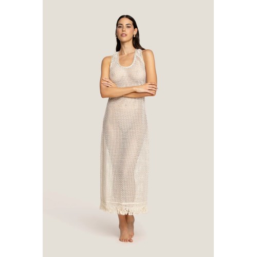 ABITO LUNGO NATURAL MESH 4GIVENESS WCUAL5223 UNI