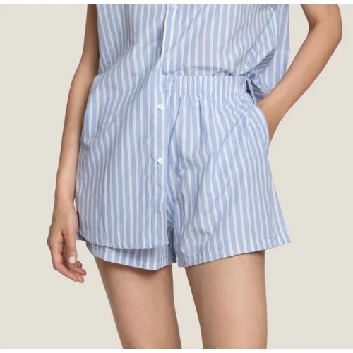 SHORT PREPPY RIBS 4GIVENESS WRWSH4897 AZZURRO