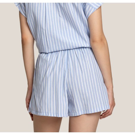 SHORT PREPPY RIBS 4GIVENESS WRWSH4897 AZZURRO