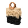 BORSA KESHIA LARGE AFAR KESHIA_L BLACK/STRAW