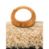 BORSA KESHIA LARGE AFAR KESHIA_L BLACK/STRAW