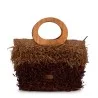 BORSA KESHIA MEDIUM AFAR KESHIA_M COFFEE/COGNAC