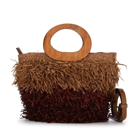 BORSA KESHIA MEDIUM AFAR KESHIA_M COFFEE/COGNAC