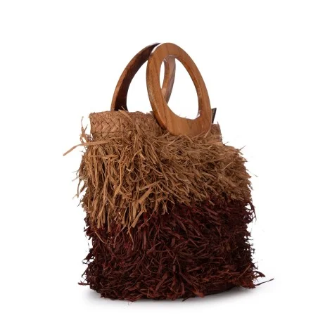 BORSA KESHIA MEDIUM AFAR KESHIA_M COFFEE/COGNAC