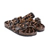 CIABATTA IN CAVALLINO DOPPIA FIBBIA KBR SHOES TOKIO LEOPARD