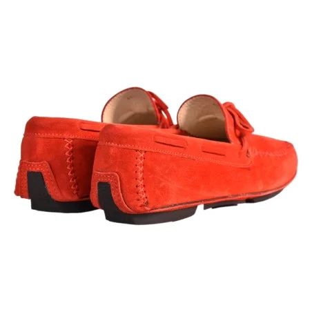 MOCASSINO IN CAMOSCIO LA PARIGINA 324 ROSSO