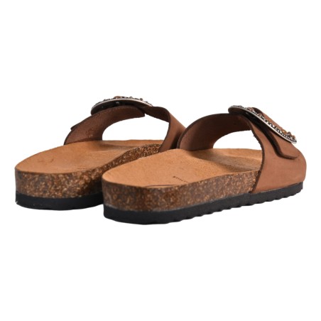 CIABATTA FIBBIA KBR SHOES BALI MOKA