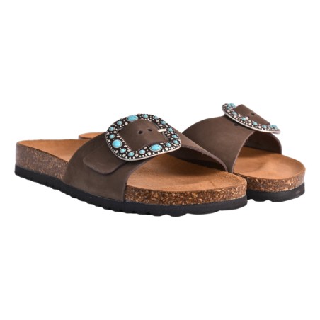 CIABATTA FIBBIA KBR SHOES BALI MORESCO