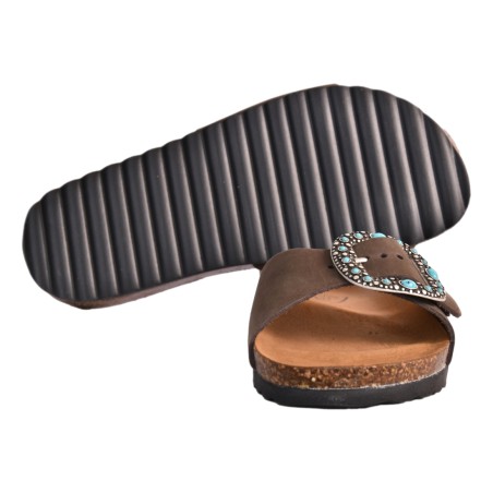 CIABATTA FIBBIA KBR SHOES BALI MORESCO
