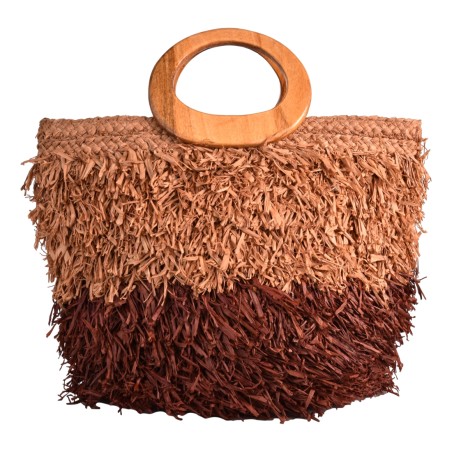 BORSA KESHIA LARGE AFAR KESHIA_L COFFEE/COGNAC