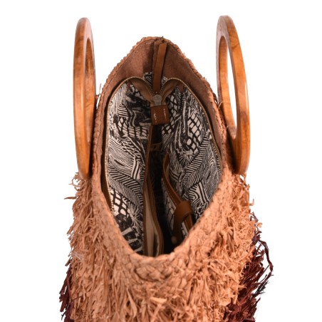 BORSA KESHIA LARGE AFAR KESHIA_L COFFEE/COGNAC