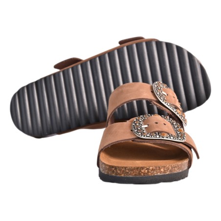 CIABATTA FIBBIA KBR SHOES KOBE MOKA