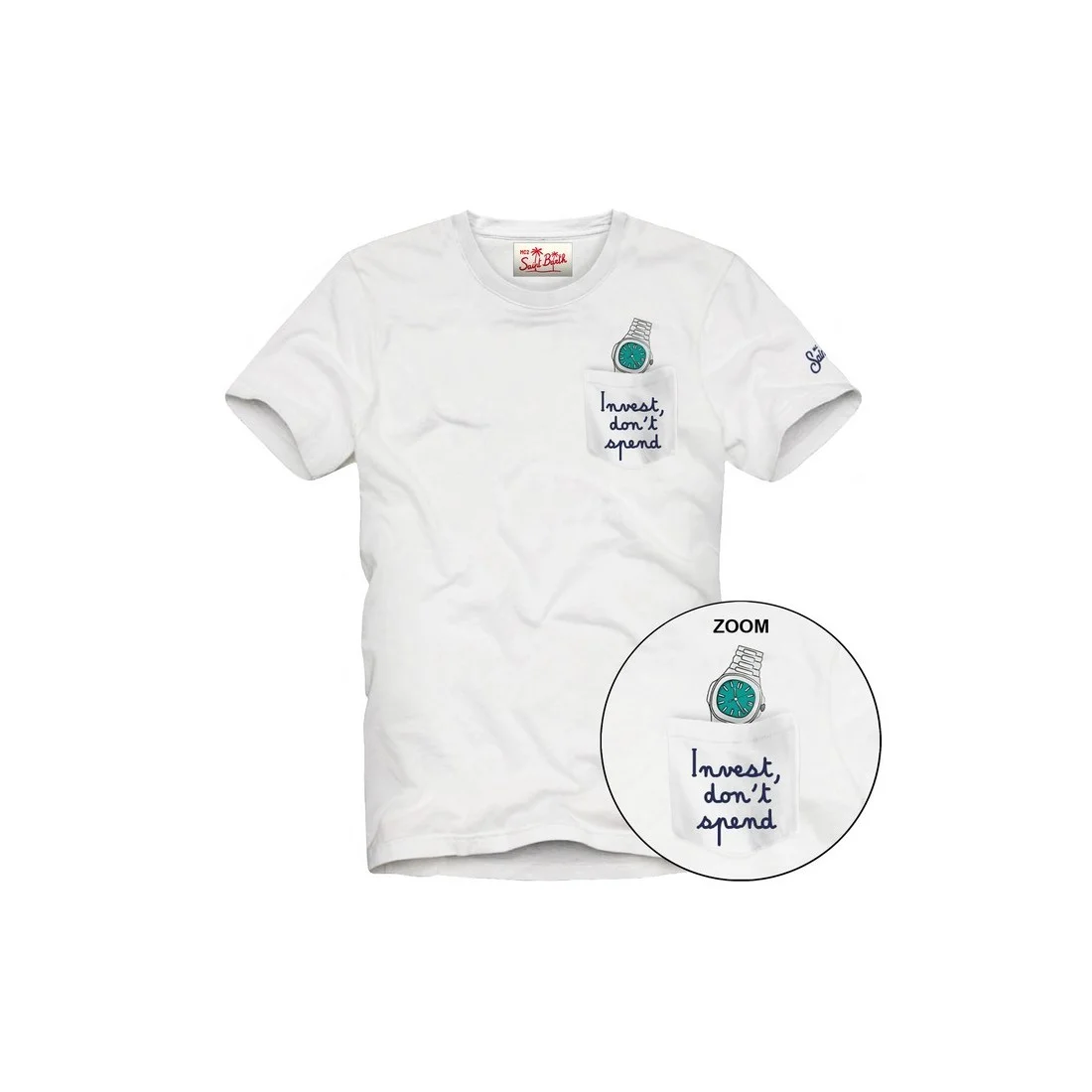 AUSTIN T-SHIRT INVEST DONT SPEND MC2 SAINT BARTH AUS0001 05140H