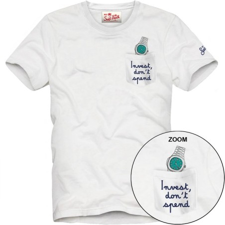 AUSTIN T-SHIRT INVEST DONT SPEND MC2 SAINT BARTH AUS0001 05140H