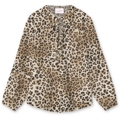 HARPER BLOUSE LEOPARD MC2 SAINT BARTH HRP001 06724H