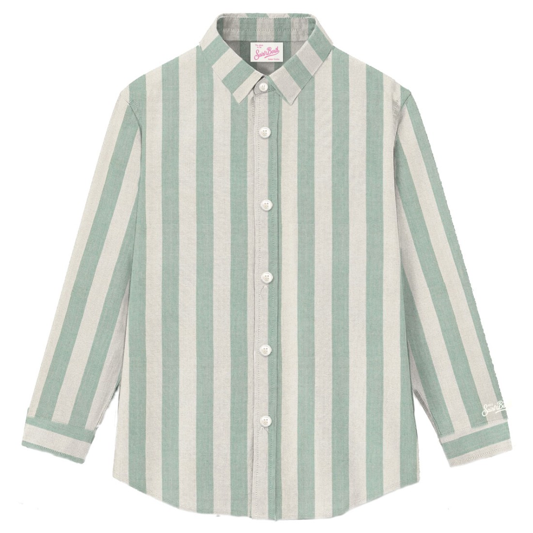 MEREDITH SHIRT LINEN STRIPES POP V5310 MC2 SAINT BARTH MDH001 01019H