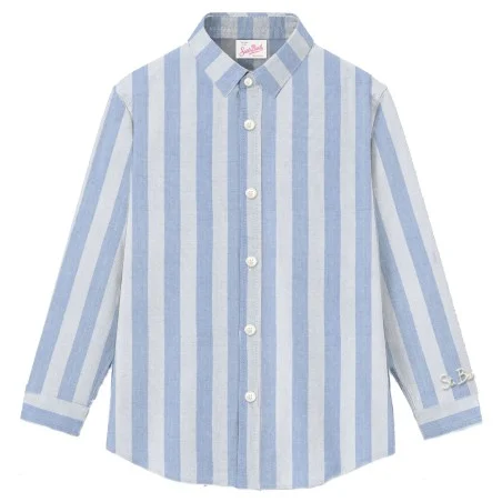 MEREDITH SHIRT LINEN STRIPES POP V3110 MC2 SAINT BARTH MDH001 05741H