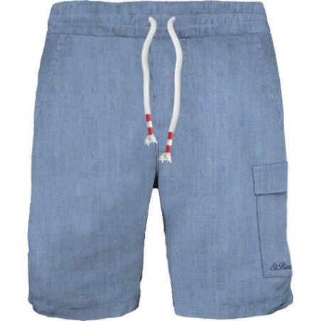MARSEILLE JR BERMUDA CHAMBRAY DENIM MC2 SAINT BARTH MRE0001 00317H