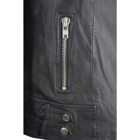 GIACCA CHIODO BULLY 7759 BLACK