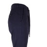 PANTALONE SLIM TAPERED CON COULISSE CRUNA MITTE.901 BLU